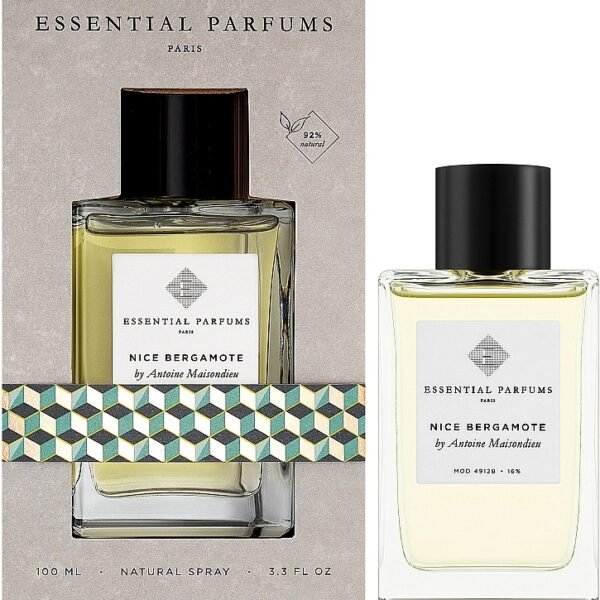 Essential Parfums Nice Bergamote Eau de Parfum (EDP) for Men, 100ml – Boxed
