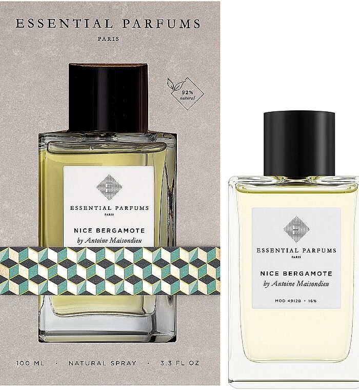 Essential Parfums Nice Bergamote Eau de Parfum (EDP) for Men, 100ml – Boxed