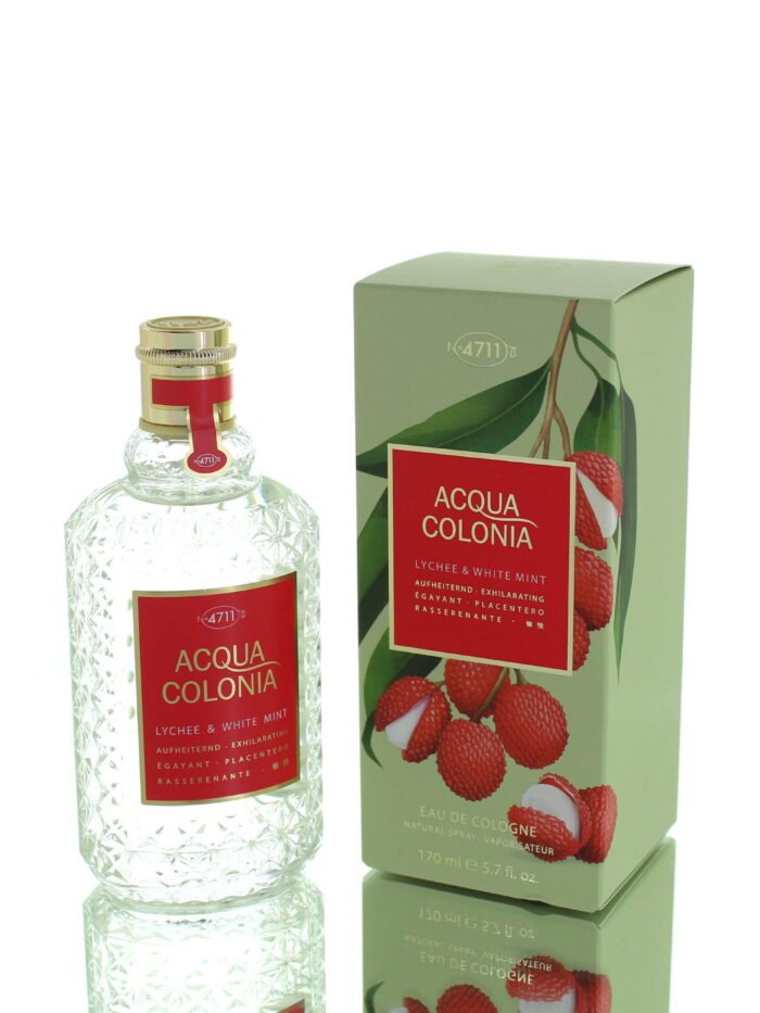 4711 Acqua Colonia Lychee and White Mint EDC M 170ml Boxed