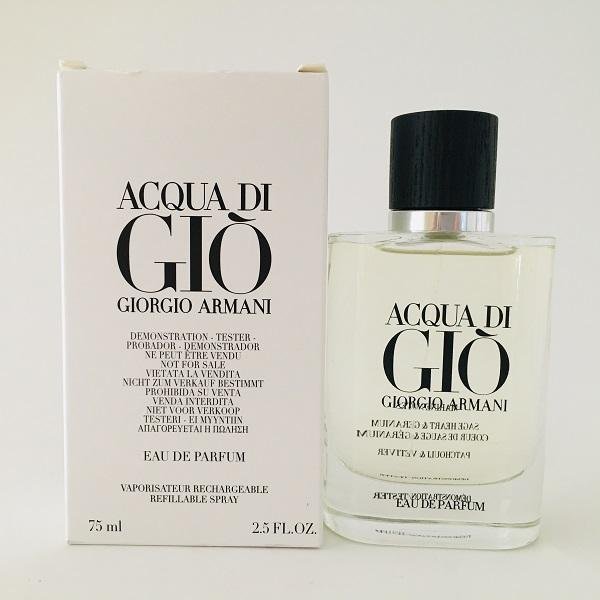 Tester - Giorgio Armani Acqua di Gio EDP Edition Eau de Parfum (EDP) for Men, 75ml - Tester