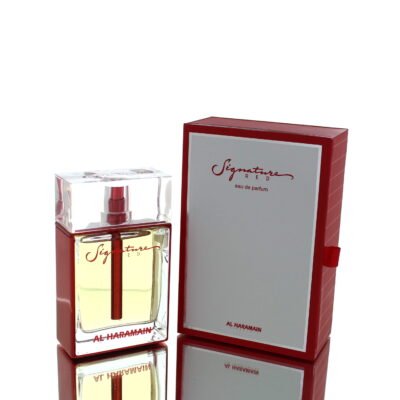 Al Haramain Signature Red Canada perfume bottle