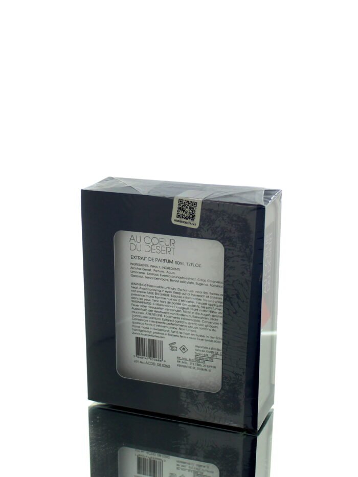 Andy Tauer Au Coeur Du Desert Extrait M 50ml Boxed