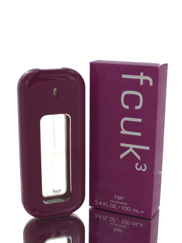 French Connection Fcuk 3 (Purple) W 100ml Boxed
