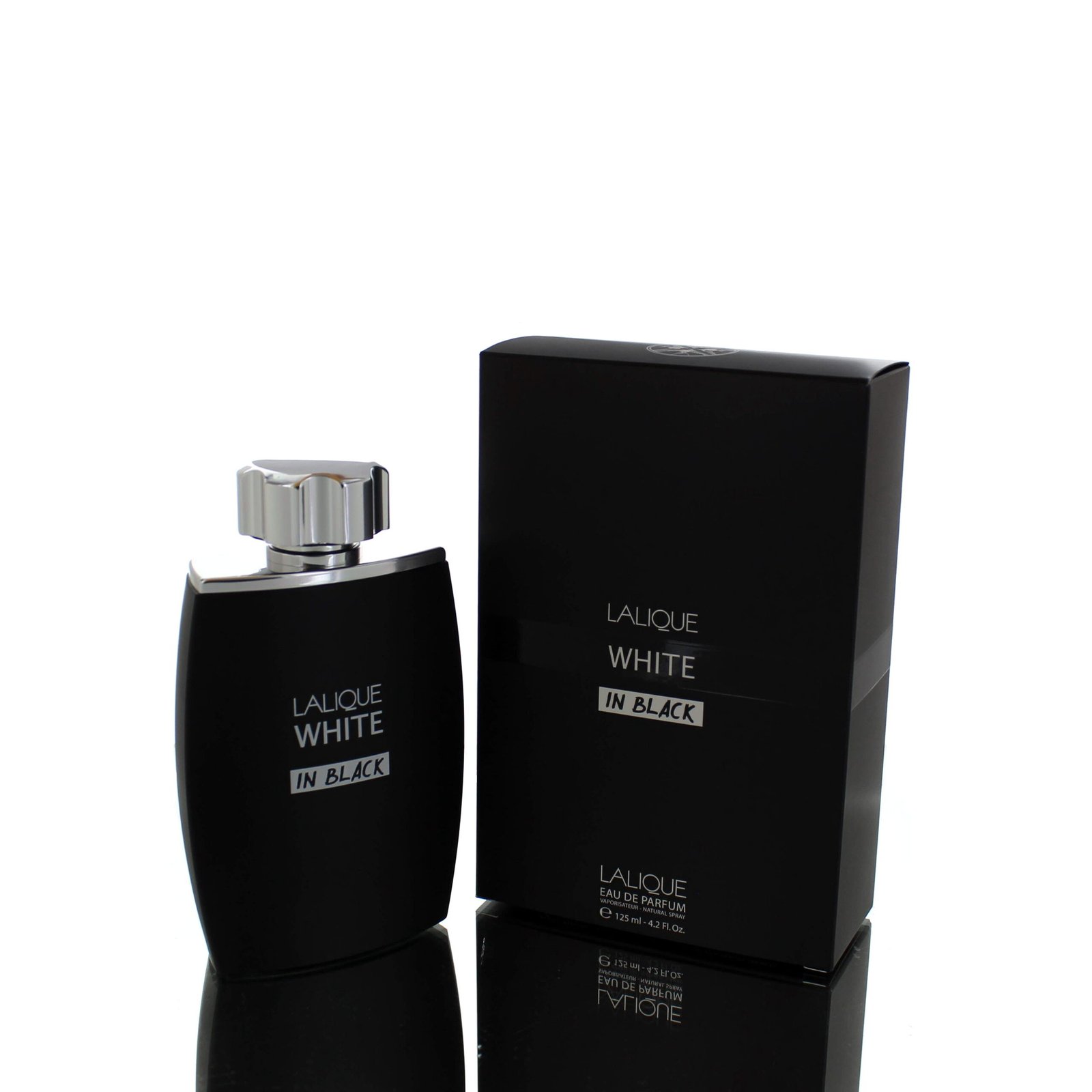 Lalique White in Black Eau de Parfum (EDP) for Men, 125ml - Boxed