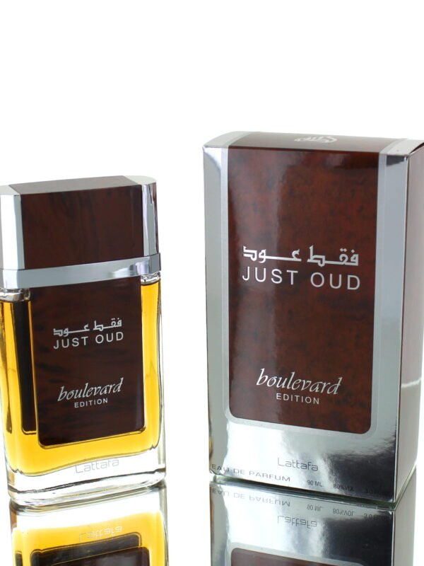 Lattafa Just Oud Boulevard M EDP 90ml Boxed