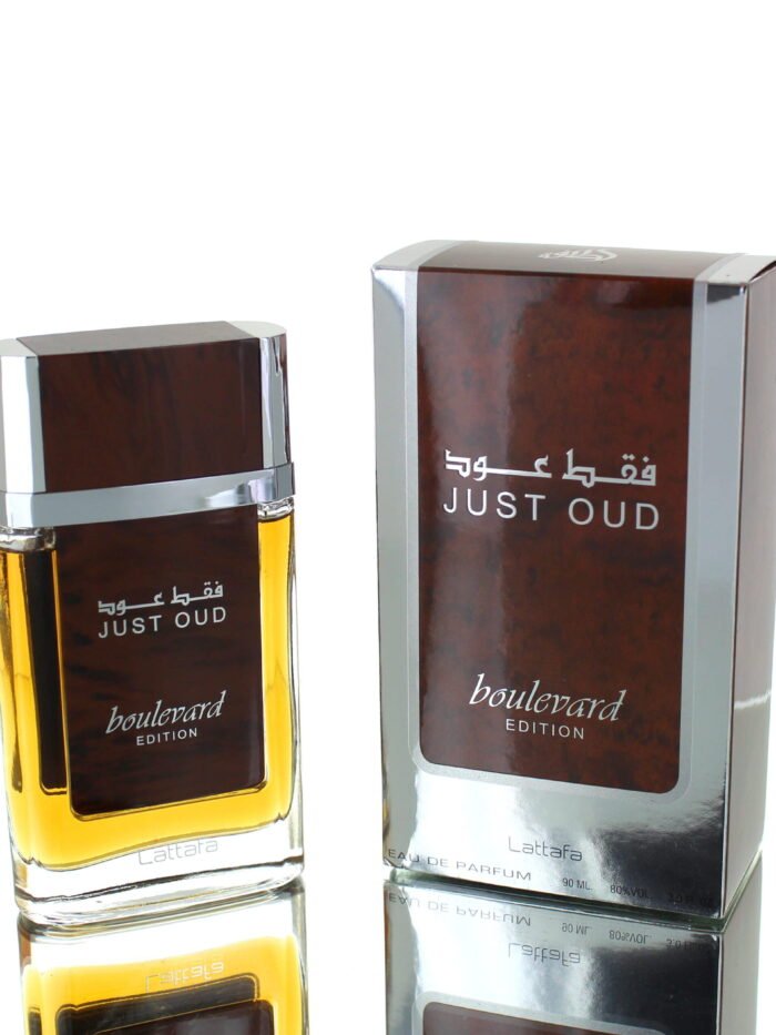 Lattafa Just Oud Boulevard M EDP 90ml Boxed