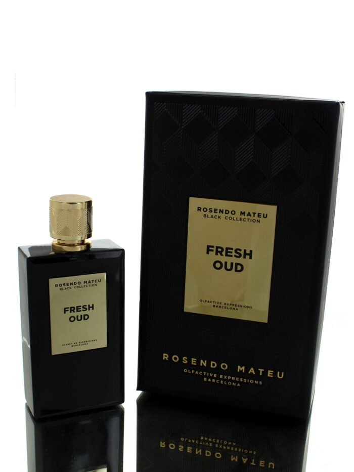 Rosendo Mateu Black Collection Fresh Oud Parfum M 100ml Boxed