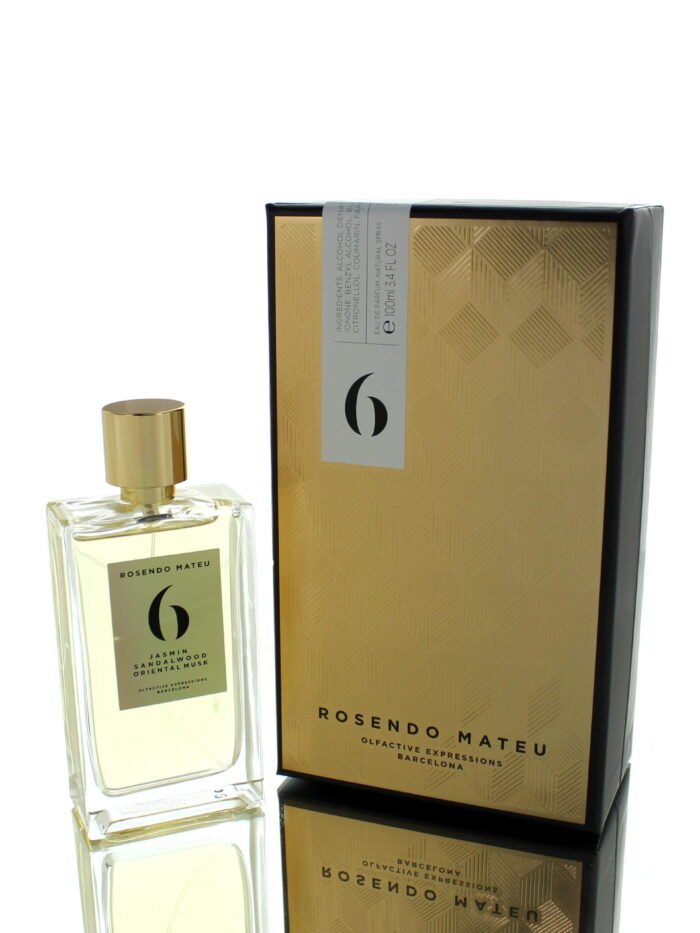 Rosendo Mateu No 6 Jasmin Sandalwood Oriental Musk Eau de Parfum (EDP) for Men, 100ml – Boxed