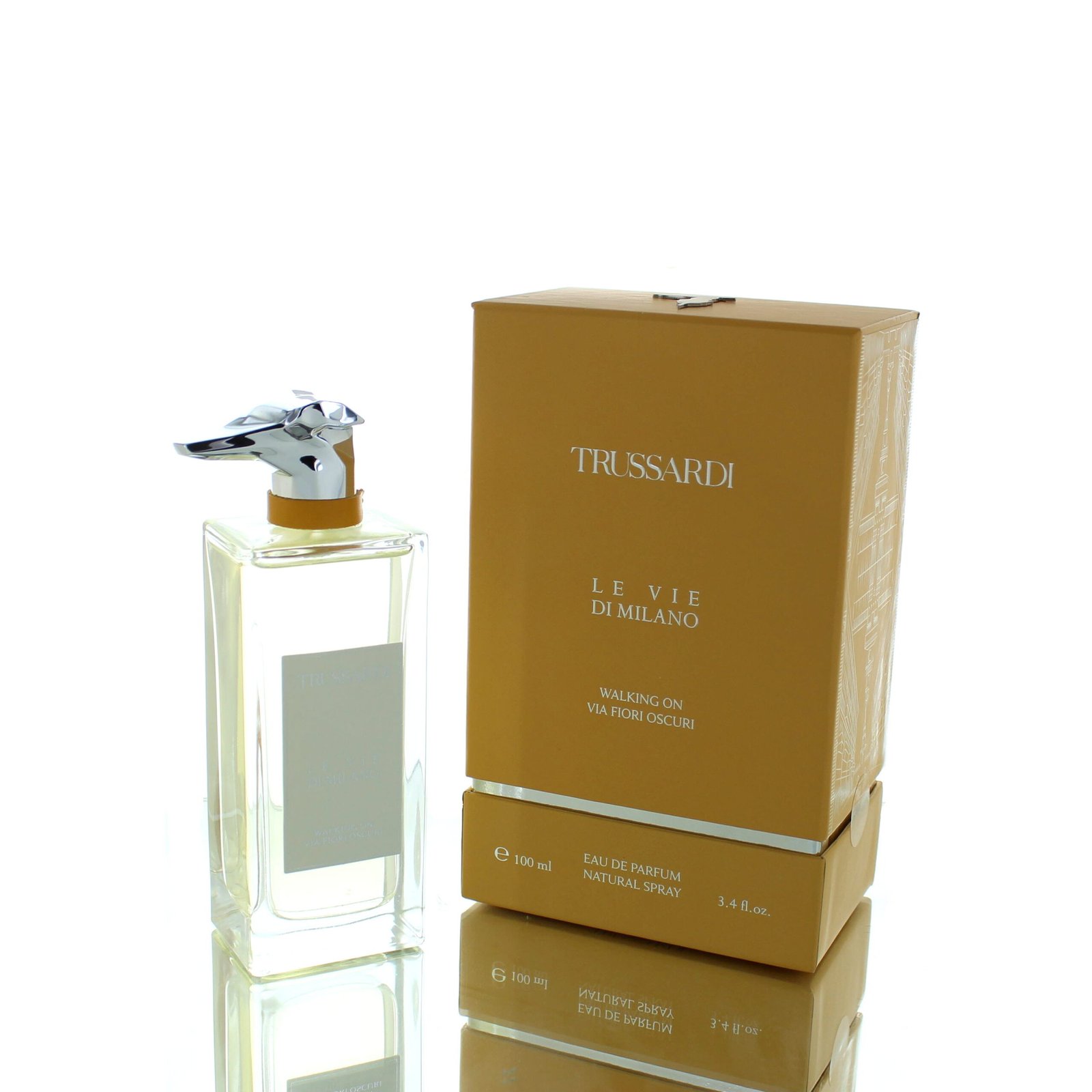 Trussardi Le Vie Di Milano Walking On Via Fiori Oscuri Eau de Parfum (EDP) for Women, 100ml - Boxed