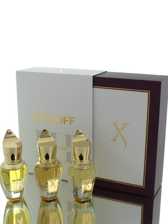 Trio Set – Xerjoff Naxos, Alexandria II, Golden Dallah 3x15ml Set