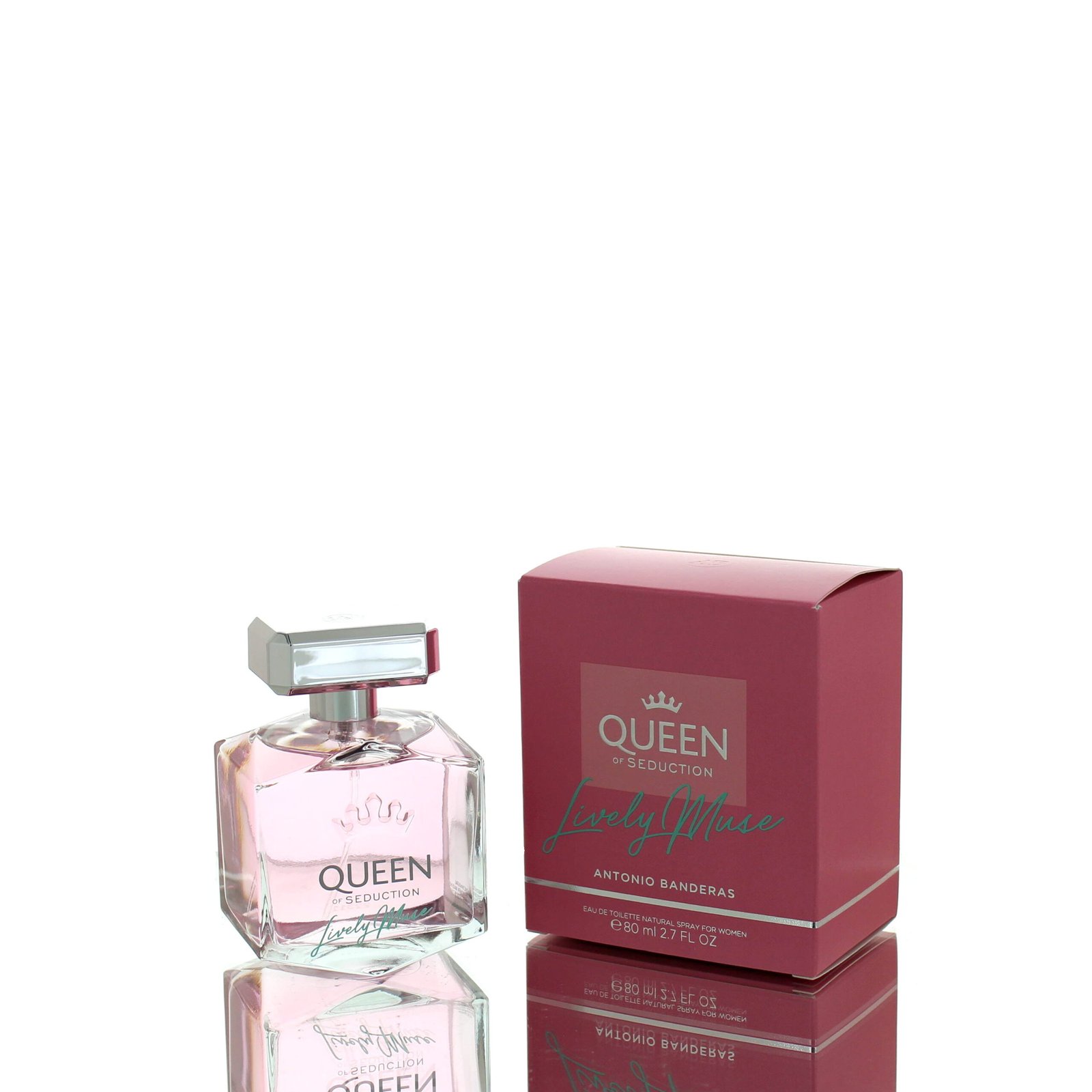 Antonio Banderas Queen of Seduction Lively Muse Eau de Toilette (EDT) for Women, 80ml - Boxed