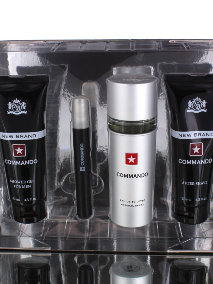 Blockbuster Set – Commando US Army by New Brand M 100ml Gift Set (w/ ShowerGel, AfterShave, Mini) | Blockbuster Set – Commando US Army by New Brand M 100ml Gift Set (w/ ShowerGel, AfterShave, Mini)