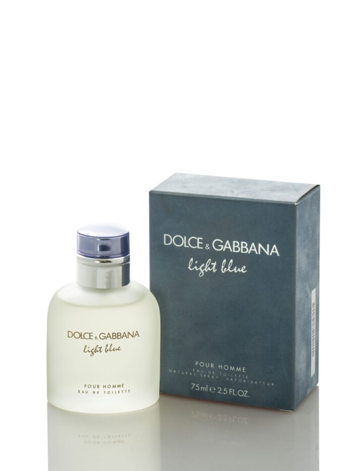 Set – Dolce & Gabbana Light Blue Eau de Parfum (EDP) for Men, 75ml – Gift Set (Hard Box)