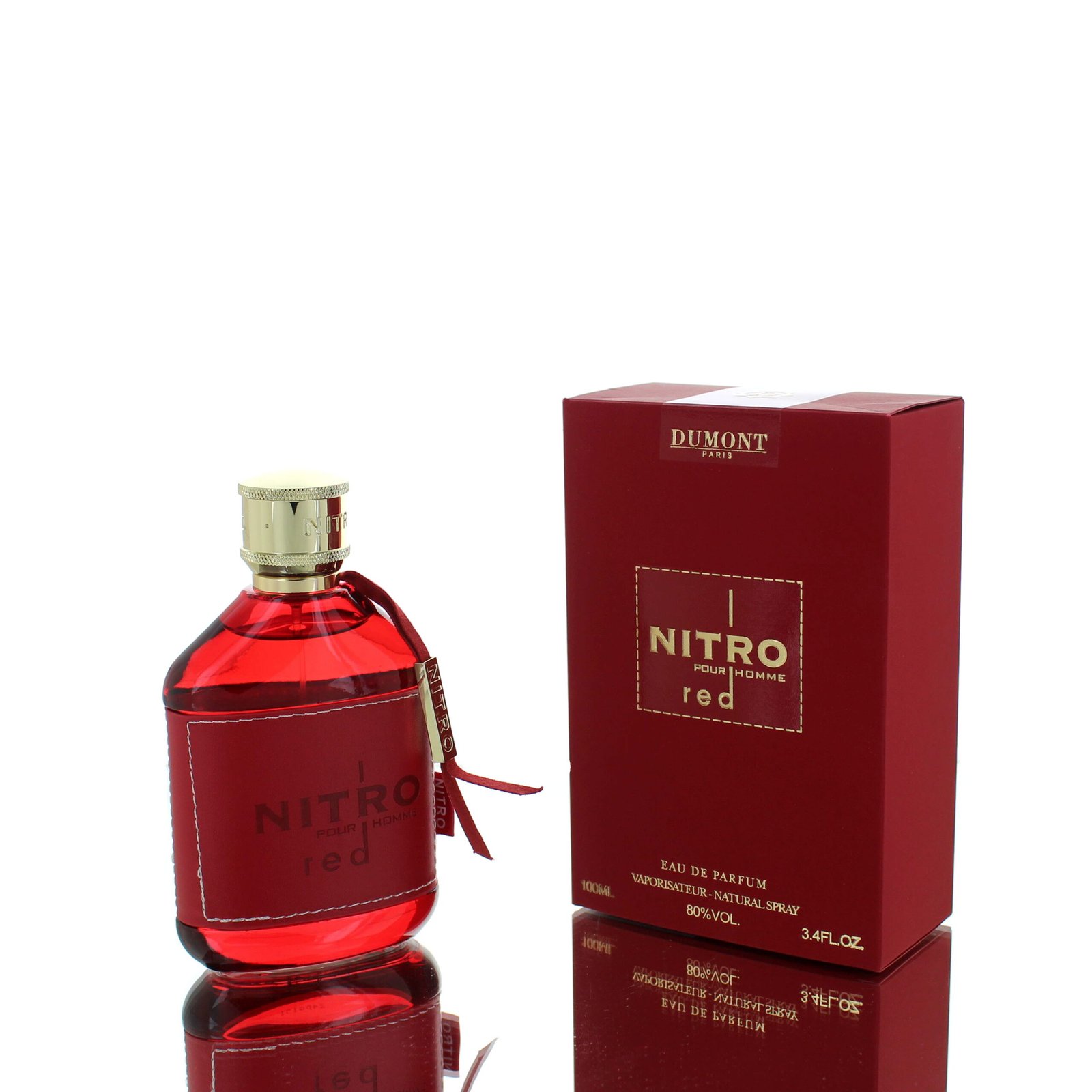 Dumont Nitro Red Eau de Parfum (EDP) for Men, 100ml - Boxed