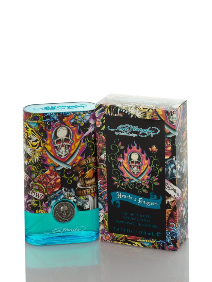 Ed Hardy Hearts & Daggers Men 100Ml Spray Boxed