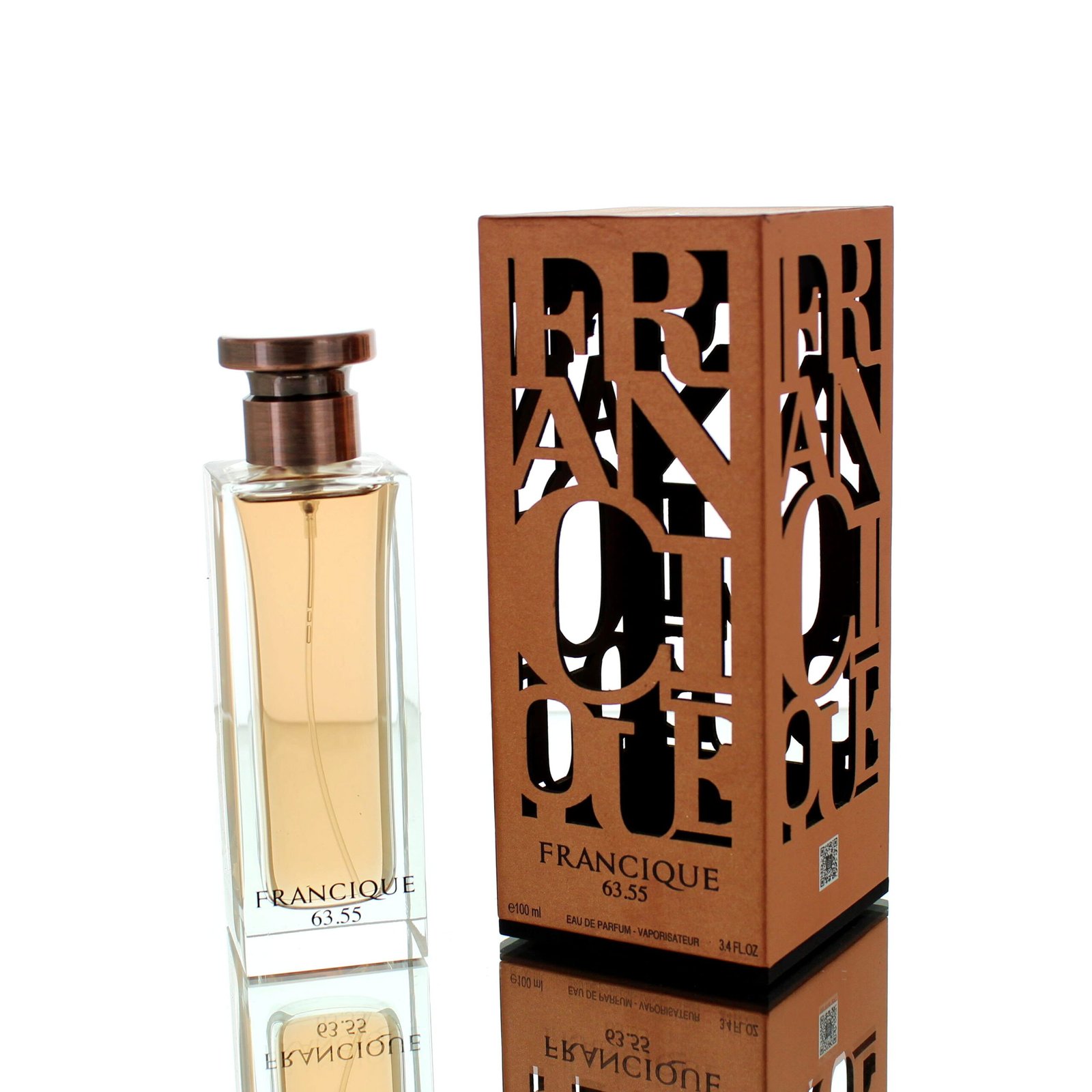 Fragrance World Francique 63.55 Eau de Parfum (EDP) for Men, 100ml - Boxed