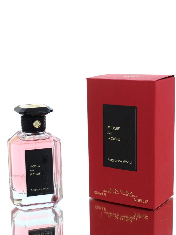 Fragrance World Pose As Rose EDP M 100ml Boxed | Fragrance World Pose As Rose EDP M 100ml Boxed