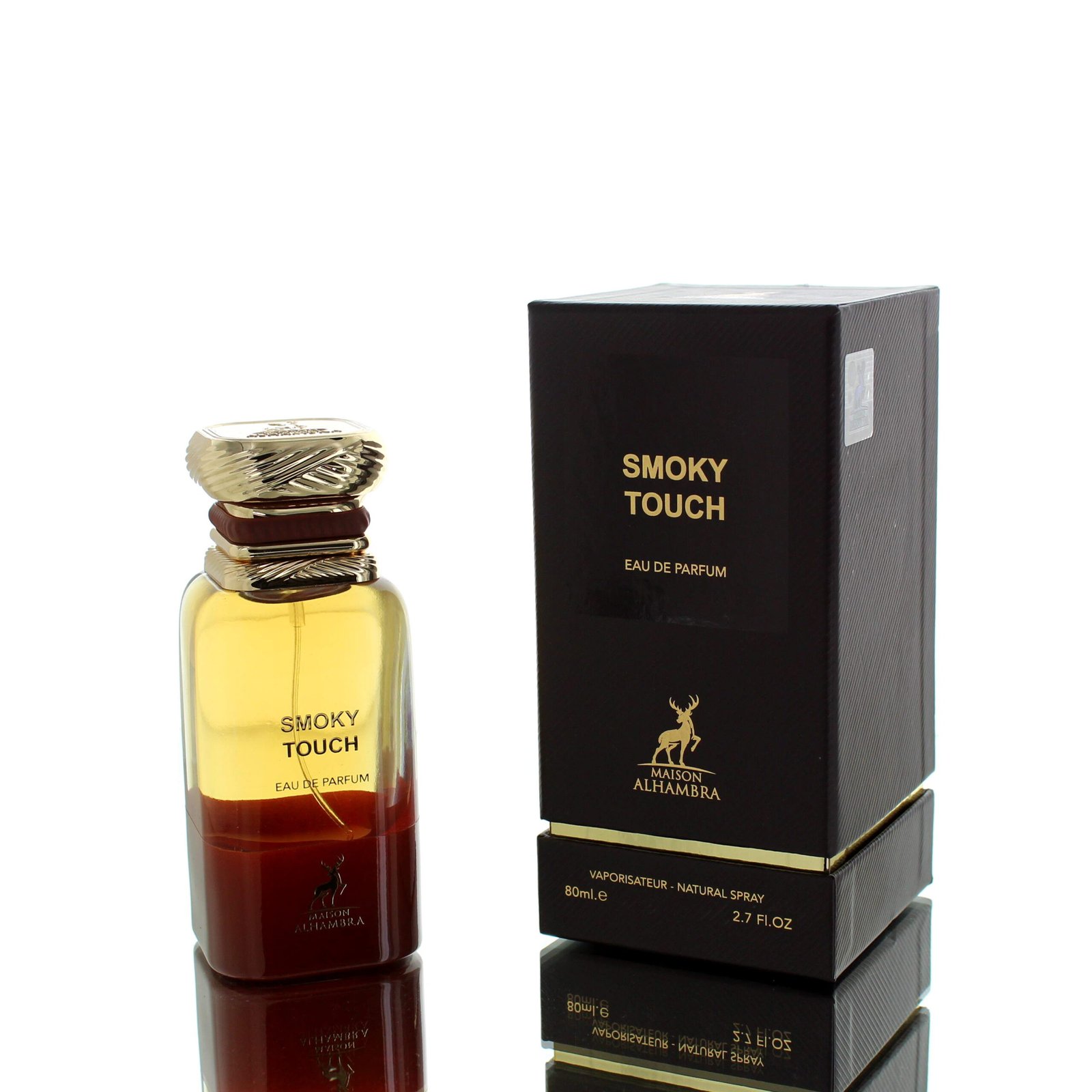 Lattafa Alhambra Smoky Touch (Formerly Toscano Leather) Eau de Parfum (EDP) for Men, 80ml - Boxed