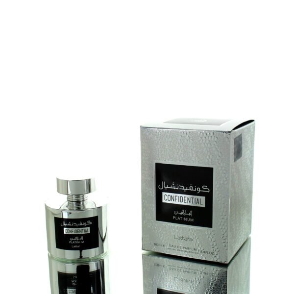 Lattafa Confidential Platinum EDP M 100ml Boxed | Lattafa Confidential Platinum EDP M 100ml Boxed