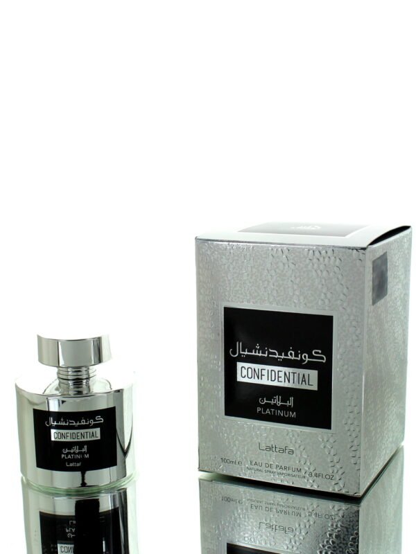 Lattafa Confidential Platinum EDP M 100ml Boxed | Lattafa Confidential Platinum EDP M 100ml Boxed