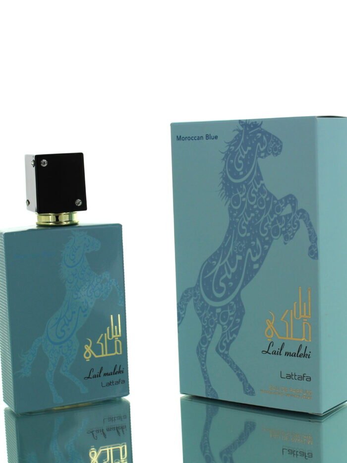 Lattafa Lail Maleki Moroccan Blue EDP M 100ml Boxed