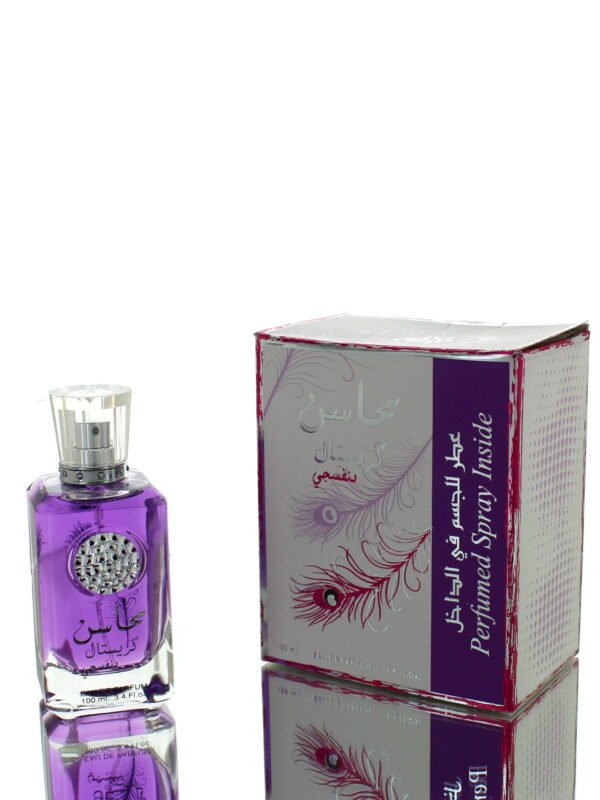 Lattafa Mahasin Crystal Violet (with Deo) EDP W 100ml Boxed