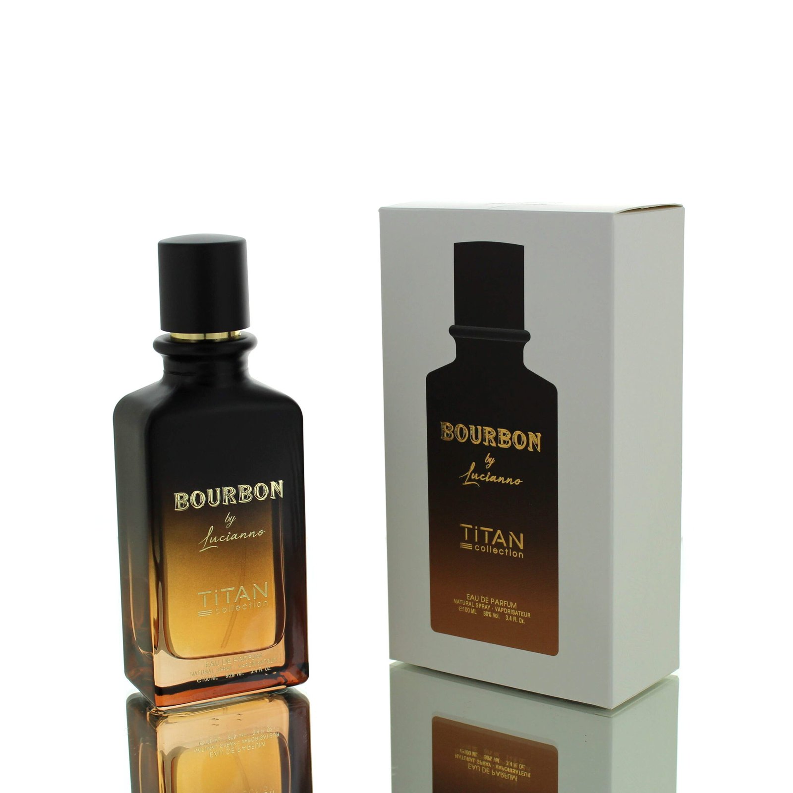 Lucianno Titan Series Bourbon Eau de Parfum (EDP) for Men, 100ml - Boxed
