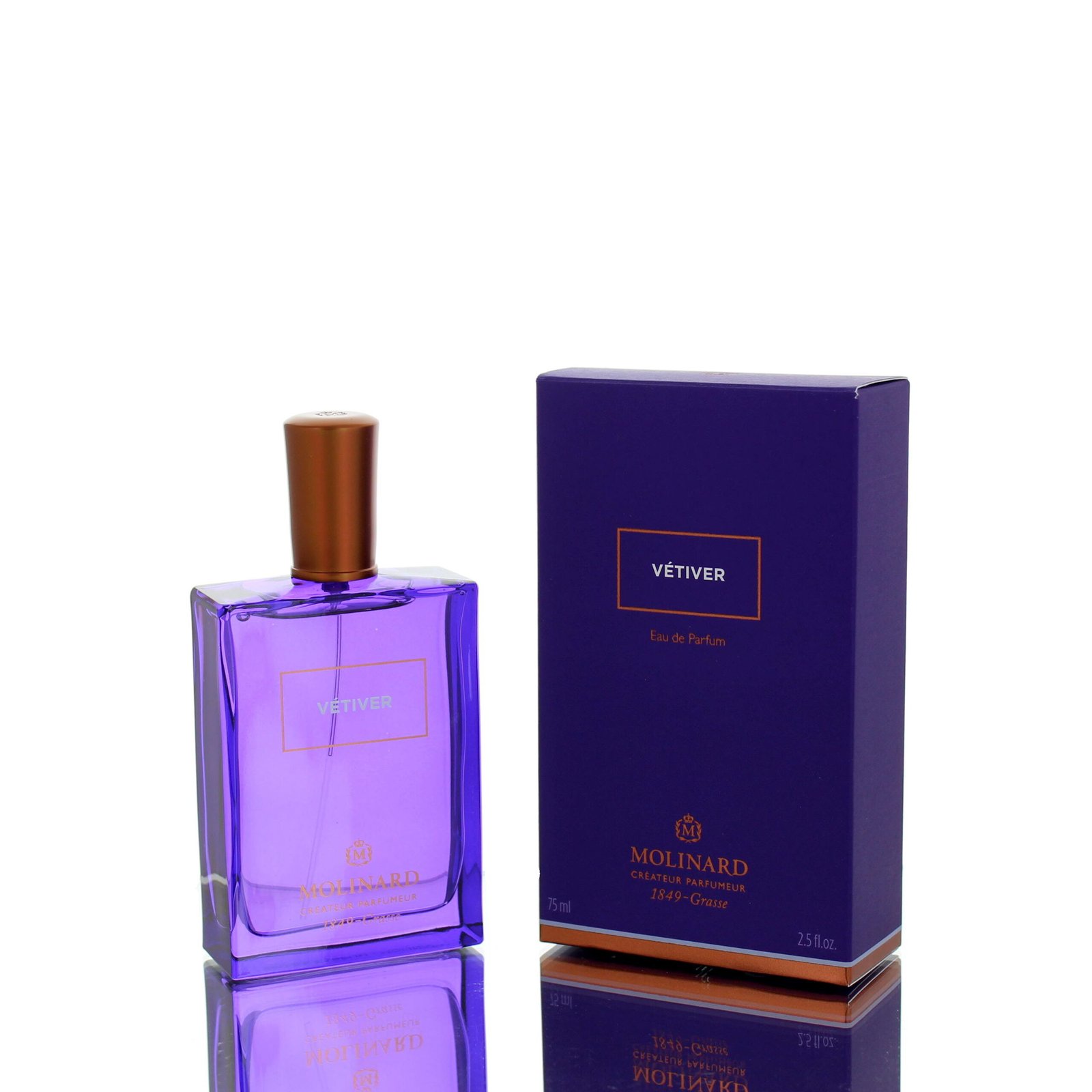 Molinard Vétiver Eau de Parfum (EDP) for Men, 75ml - Boxed