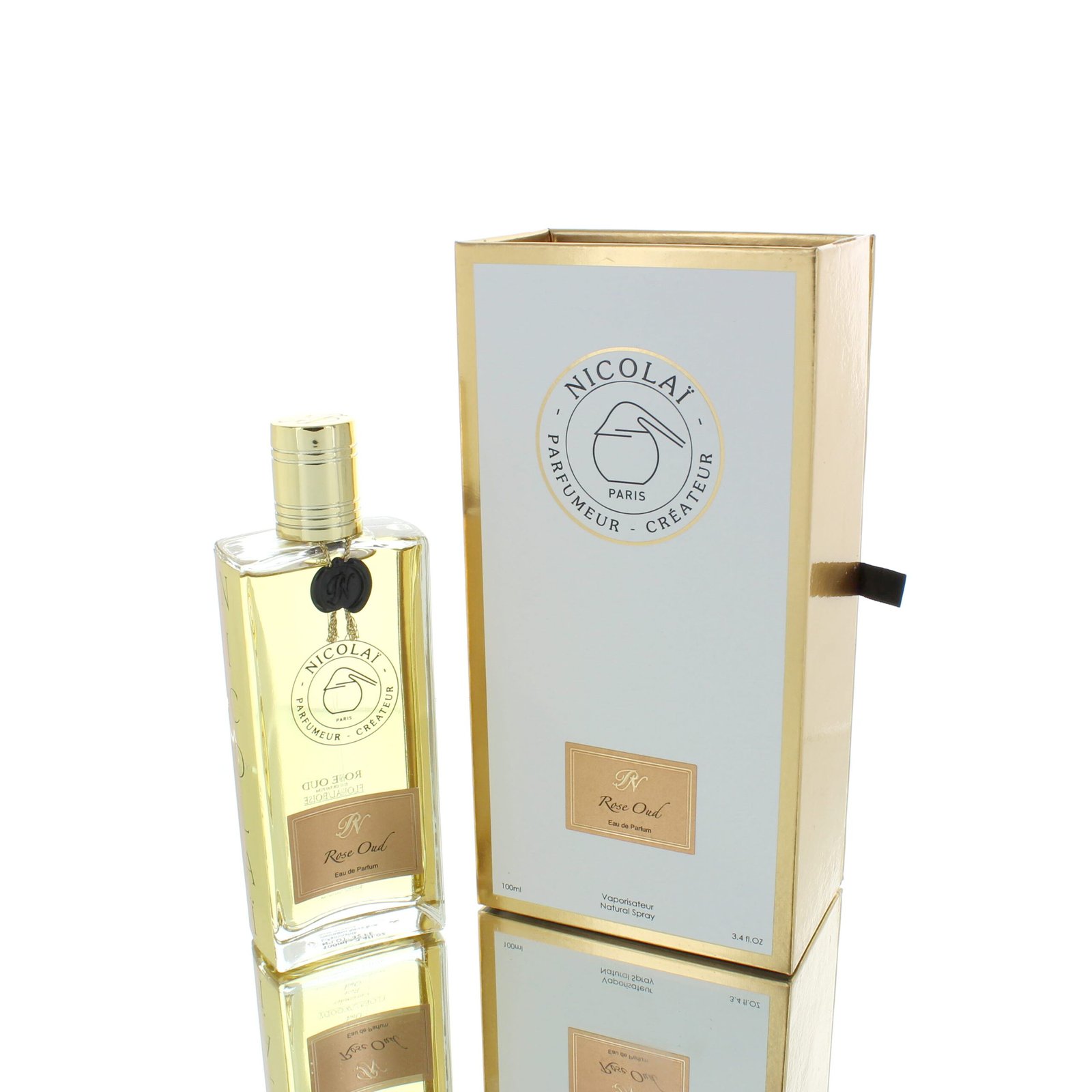 Parfums de Nicolai Rose Oud Eau de Parfum (EDP) for Men, 100ml - Boxed