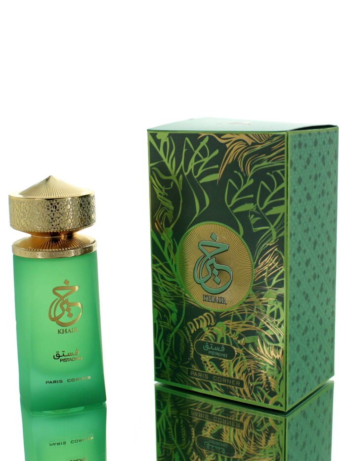 Paris Corner Khair Pistachio Eau de Parfum (EDP) for Men, 100ml – Boxed