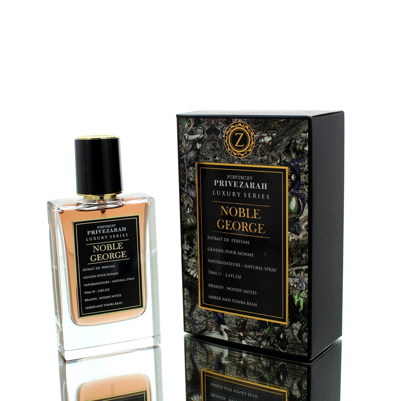 Paris Corner Noble George Zarah Privé Eau de Parfum (EDP) for Men, 70ml - Boxed