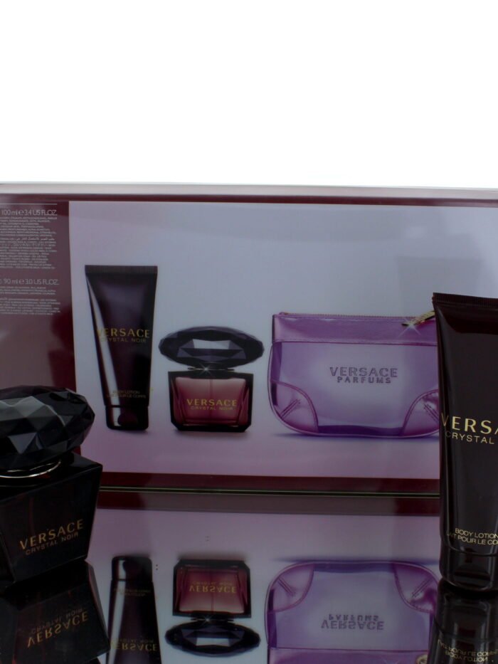 Set – Versace Crystal Noir EDP W 90ml Gift Set (Hard Box)