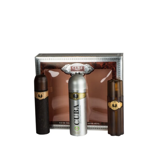 Gift Set – Cuba Gold M 100Ml 3Pc Gift Set (Open Window)