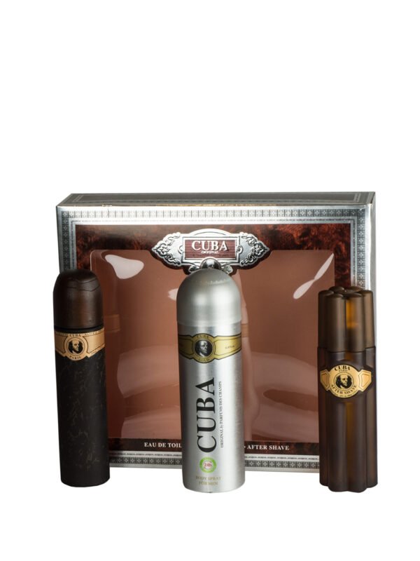 Gift Set – Cuba Gold M 100Ml 3Pc Gift Set (Open Window)