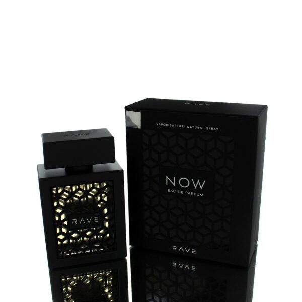 Rave Now Black by Lattafa 100ml EDP perfume bottle Canada