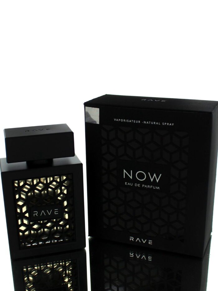 Rave Now Black by Lattafa 100ml EDP perfume bottle Canada