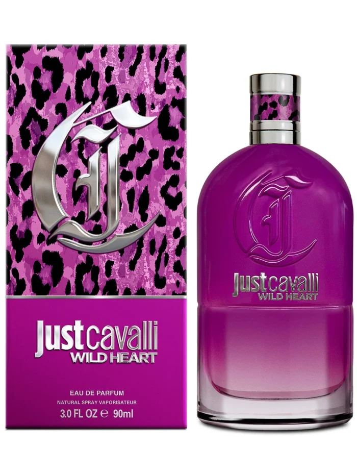 roberto cavalli just cavalli wild heart w edp 90ml boxed