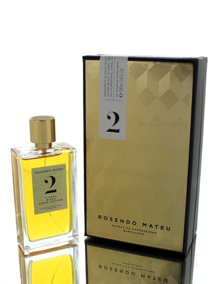 rosendo mateu no 2 citrus wood suede leather edp m 100ml boxed