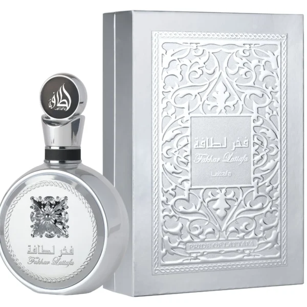 Fakhar Platinum by Lattafa 100ml EDP perfume bottle Canada