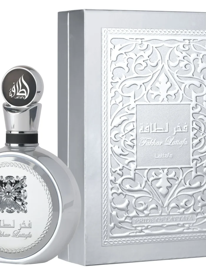 Fakhar Platinum by Lattafa 100ml EDP perfume bottle Canada