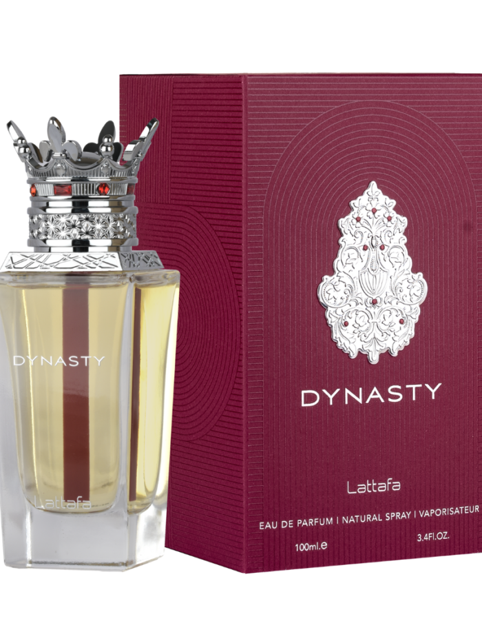 Dynasty by Lattafa 100ml EDP perfume bottle Canada