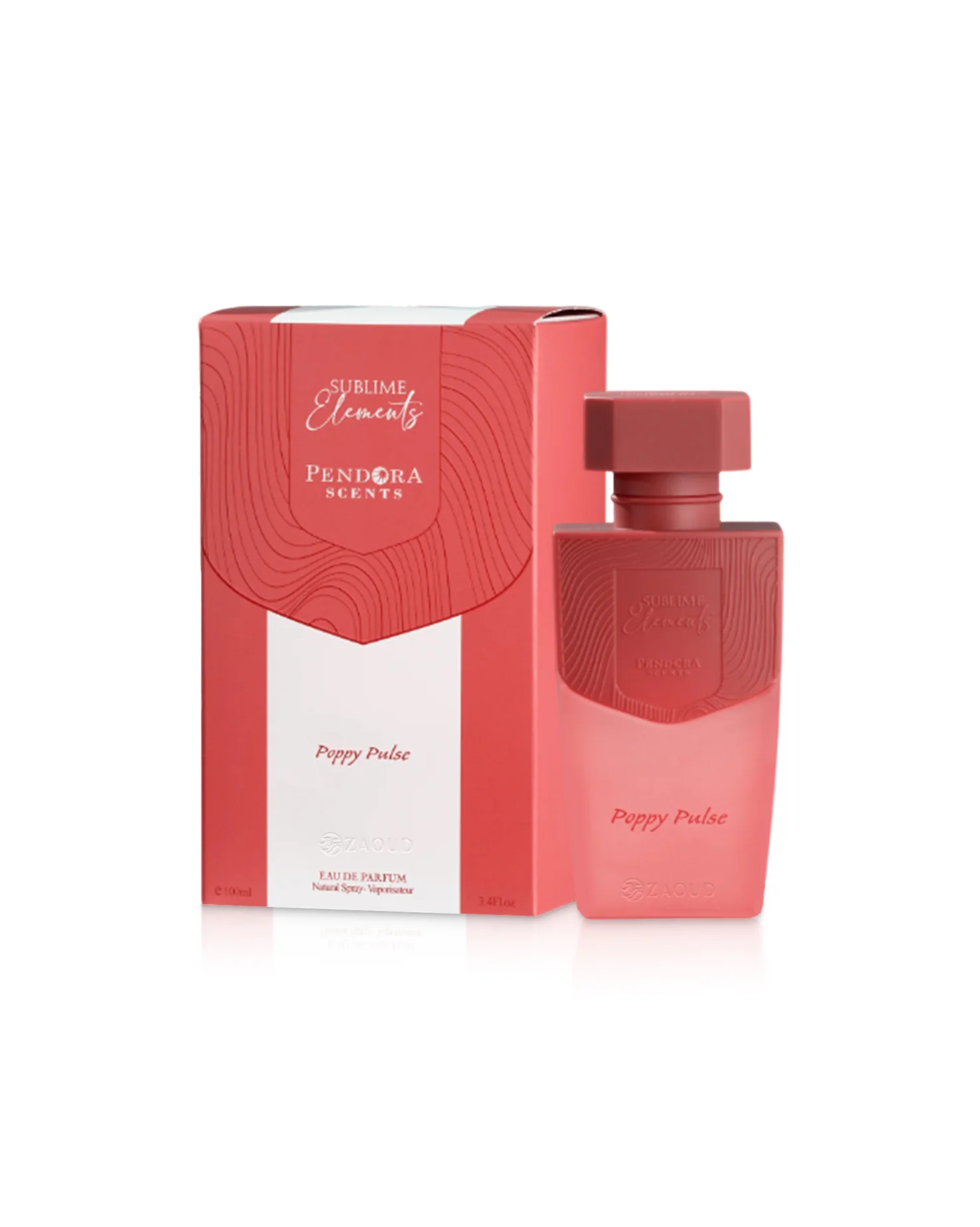 Poppy Pulse perfume bottle beside box against white background MyPerfumesOulet